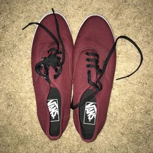 Maroon Vans